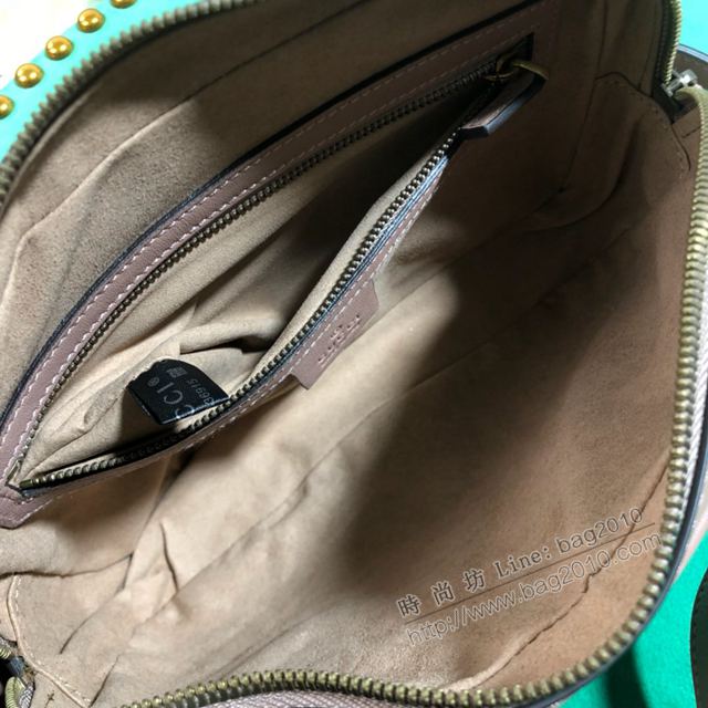Gucci包 古馳女包 523380紅色 Marmont系列腰包 多功能胸包 Gucci手包 Gucci單肩包  gudj1158
